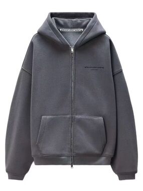 Alexander Wang
unisex logo-detail zip-up hoodie